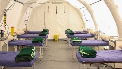 الجيش الايراني يبني مستشفى ميدانيا بسعة 180 سريراً في منطقة زلزال خوي