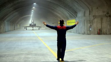 الجيش الإيراني يزيح الستار عن قاعدة جوية تحت الأرض+ صور