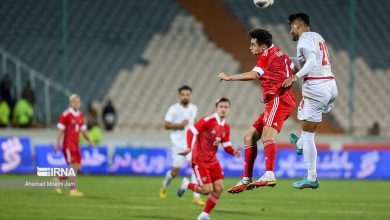 مباراة ودية لكرة القدم بين إيران وروسيا تنتهي بالتعادل