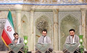 بحضور آلاف الزائرين... إقامة جلسات ختم القرآن الكريم الرمضانية في حرم الإمام علي بن موسى الرضا بمدينة مشهد المقدسة.