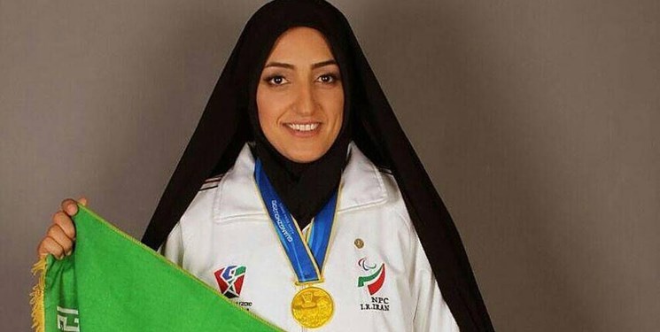 بطلة رياضية ايرانية تهدي ميداليتها الذهبية للشعب الاندونيسي لمناصرته القضية الفلسطينية